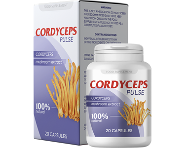 Cordyceps Pulse to naturalny suplement diety w kapsułkach, stworzony w celu wspierania zdrowia stawów. Pomaga zmniejszać ból i stany zapalne, regenerować chrząstkę i tkankę łączną, poprawiać ruchomość stawów oraz zapobiegać dalszym uszkodzeniom. Produkt jest odpowiedni dla osób z artretyzmem, chorobą zwyrodnieniową stawów, osteochondrozą, po urazach lub operacjach, a także w profilaktyce chorób stawów. Kapsułki są naturalne, wegańskie, bez GMO i sztucznych dodatków..