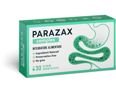 Parazax Complex è un integratore alimentare naturale e biologicamente attivo in capsule, sviluppato per la rimozione dei parassiti e per proteggere l’organismo da batteri, funghi e virus. Contiene Bibhitaki, fiori di chiodi di garofano, radice di liquirizia, semi di lino, radice di altea, foglie di papaia e cardo mariano, garantendo una detossificazione efficace, il rafforzamento del sistema immunitario e il supporto della funzione intestinale. Raccomandato per persone con animali domestici, viaggiatori e per uso preventivo..