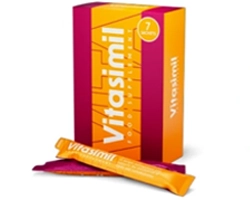 Vitasimil ist eine innovative, wasserlösliche Einzeldosislösung, die Ihnen hilft, mühelos Gewicht zu verlieren. Dank seiner einzigartigen Formel auf Basis natürlicher Inhaltsstoffe aktiviert es den Stoffwechsel, reduziert den Hunger und bekämpft Flüssigkeitsansammlungen..